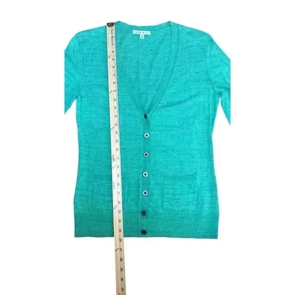 Cabi | Billi Button Down Cardigan Sweater size Small Green Style #697 - Picture 8 of 8